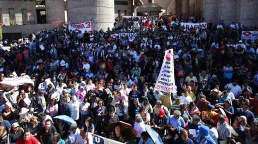 maestros protesta