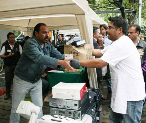 acopio basura electronica