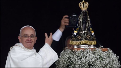 papa virgen de aparecida