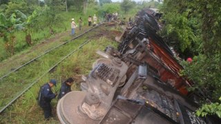 DESCARRILAMIENTO DE TREN EN TABASCO