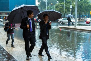 INTENSA LLUVIA EN LA CAPITAL
