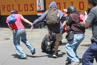 ENFRENTAMIENTO CON GRANADEROS