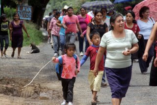 MARCHA DE PADRES EN OAXACA