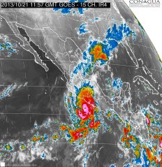 TOMA RUMBO A MÉXICO HURACÁN RAYMOND EN CATEGORÍA TRES