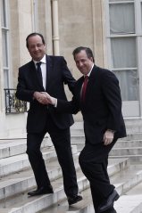 FRANÇOIS HOLLANDE Y JOSÉ ANTONIO MEADE