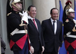 FRANÇOIS HOLLANDE Y JOSÉ ANTONIO MEADE