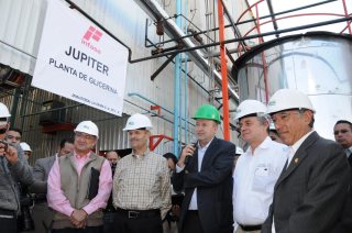 PEDRO JOAQUÍN COLDWELL INAUGURA PLANTA