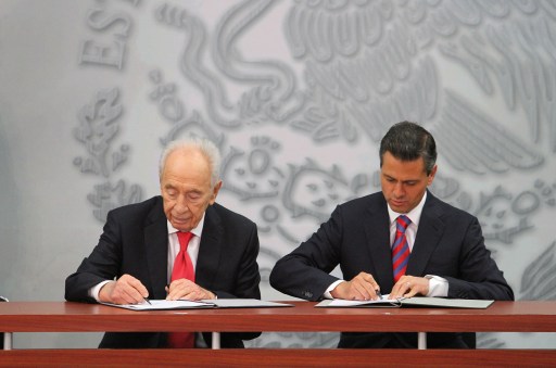 MÉXICO E ISRAEL FIRMAN SIETE DOCUMENTOS