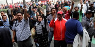 MANIFESTACIÓN DE MAESTROS DEL CNTE