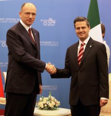ACUERDA MÉXICO E ITALIA RELANZAR RELACIÓN BILATERAL
