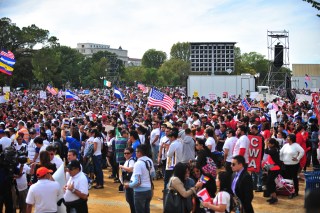 INICIA MANIFESTACIÓN EN WASHINGTON