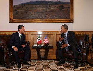 ENRIQUE PEÑA NIETO RECIBE A BARACK OBAMA