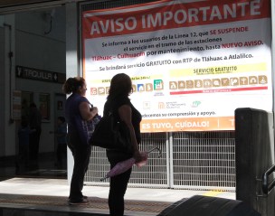 SUSPENDEN SERVICIO EN LINEA 12