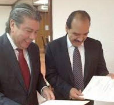 José Encarnación Alfaro y Samuel Aguilar Solís