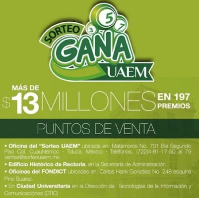 sorteo uaem