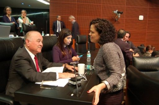 Mariana Gómez del Campo y Ernesto Ruffo