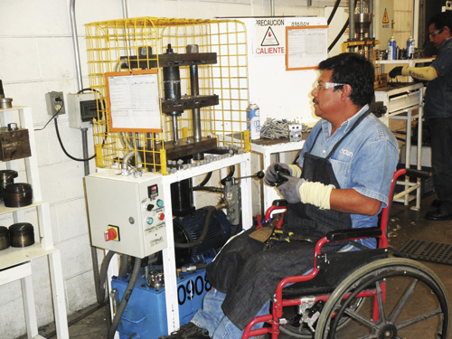 trabajador discapacidad