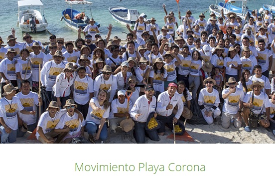 movimiento playa corona