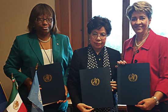 MERCEDES JUAN FIRMA CONVENIO DE COLABORACIÓN CON OMS