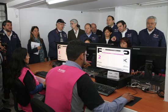 INE REALIZA TERCER SIMULACRO NACIONAL DEL PREP