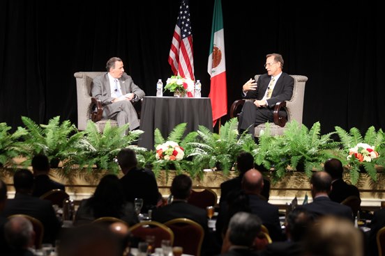 FOTO 1 Canciller José Antonio Meade en su discurso del World Affairs Council