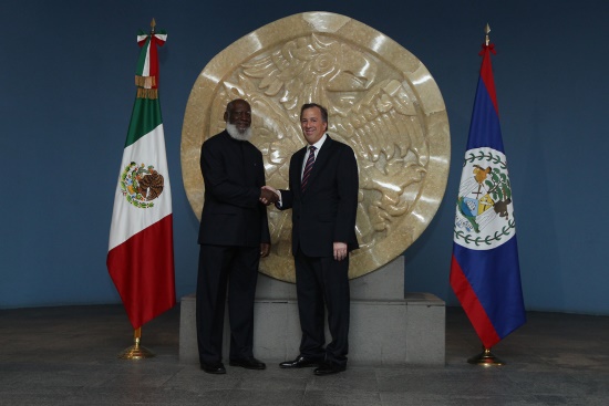 COMENZARÁ MAÑANA VISITA OFICIAL DEL CANCILLER DE BELICE A MÉXICO