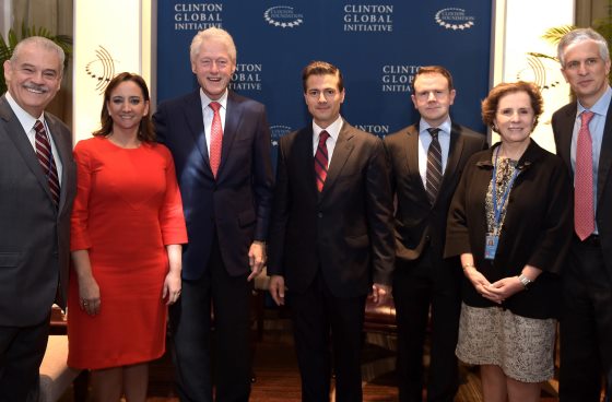 PEÑA NIETO SE REUNIÓ CON BILL CLINTON EN NY