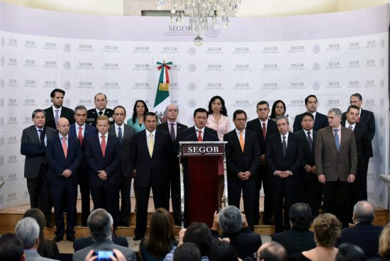 OSORIO CHONG ANUNCIA CAMBIOS EN SEGOB