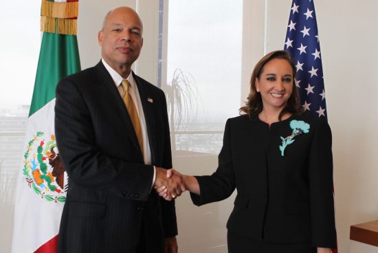 REUNIÓN ENTRE RUIZ MASSIEU Y JEH JOHNSON