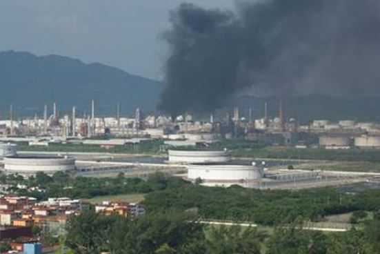 refineria salina cruz incendio