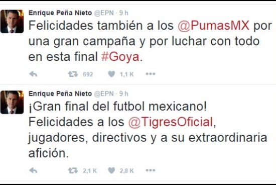 epn felicita a tigres