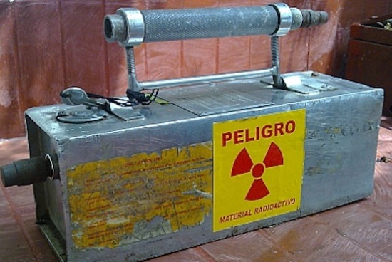 fuente radiactiva de Iridio-192