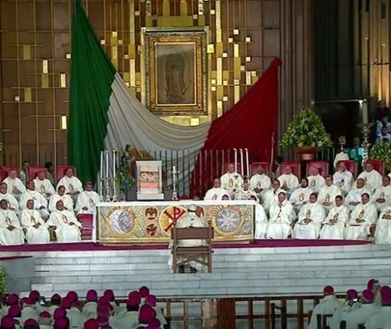 papa misa guadalupana