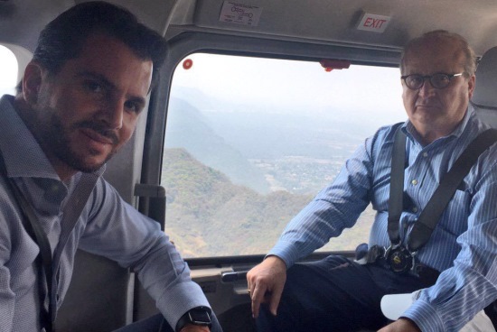 SOBREVUELAN ZONA DE INCENDIO EN MORELOS