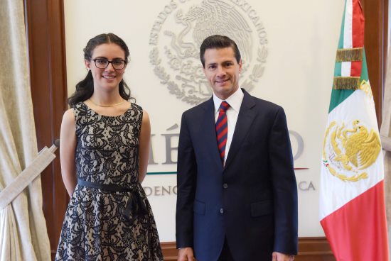 ENRIQUE PEÑA RECIBE A OLGA MEDRANO MARTÍN DEL CAMPO