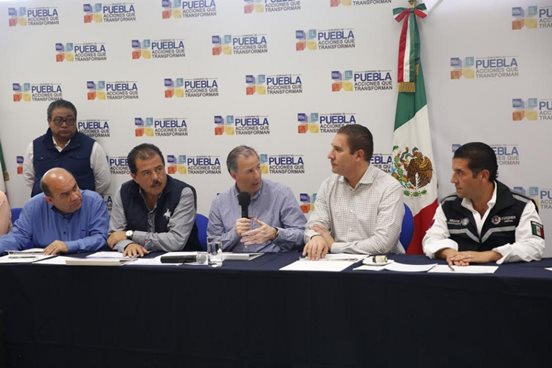 INSTALAN COMITÉ DE EVALUACIÓN DE DAÑOS EN PUEBLA