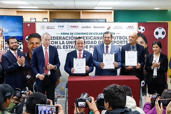 FEMEXFUT y Gobierno de Puebla firman convenio para fortalecer la ...