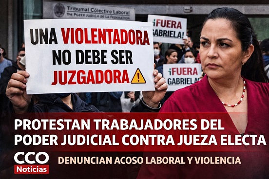 Trabajadores del Poder Judicial protestan en CDMX contra jueza electa ...